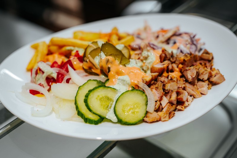 Shaorma Pui la Farfurie